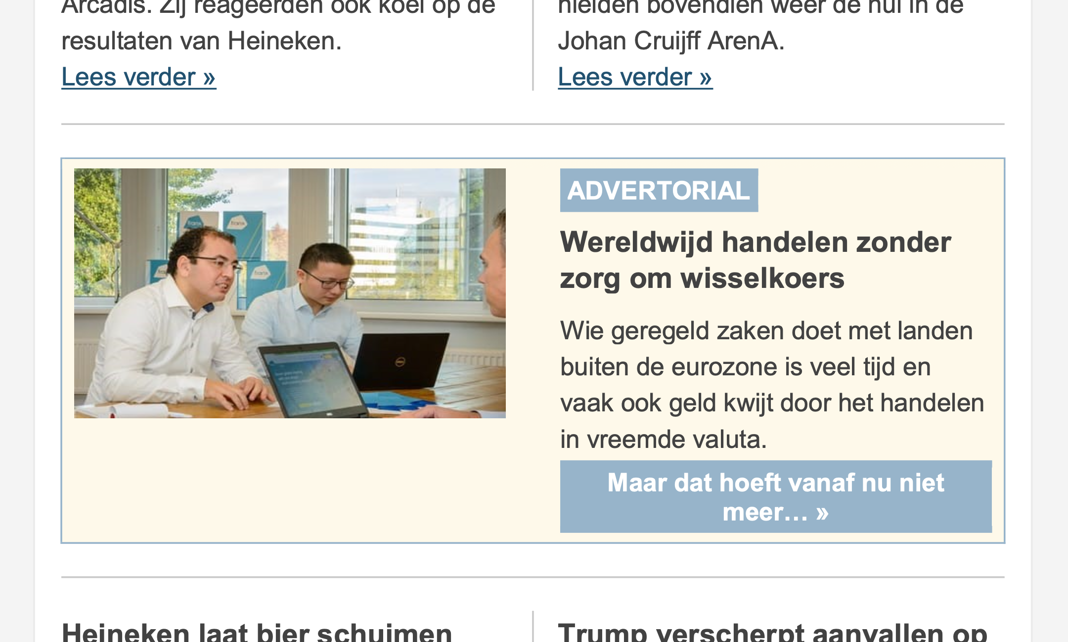 20181024 DFT nieuwsbrief Franx advertorial